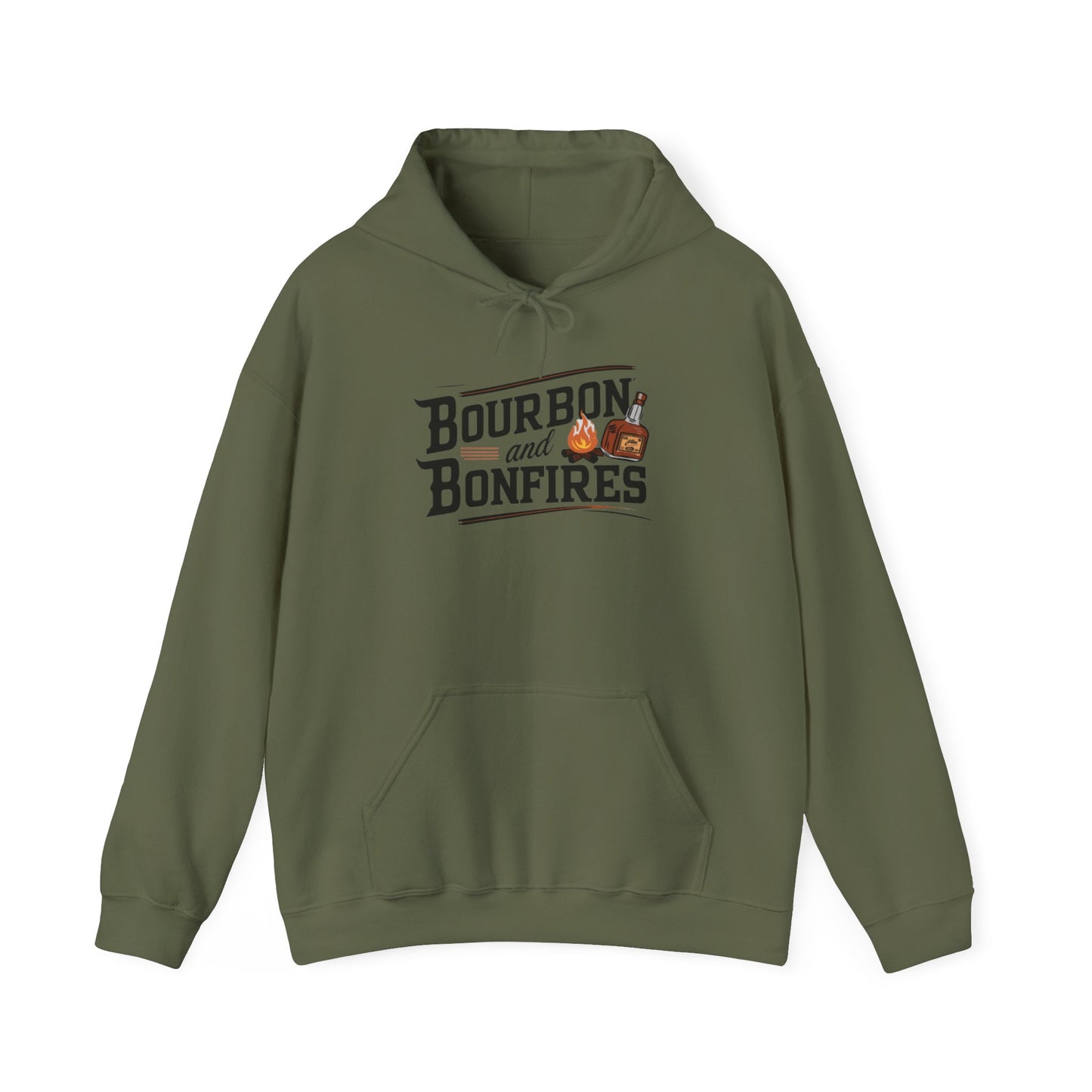 Bourbon And Bonfires Hoodie