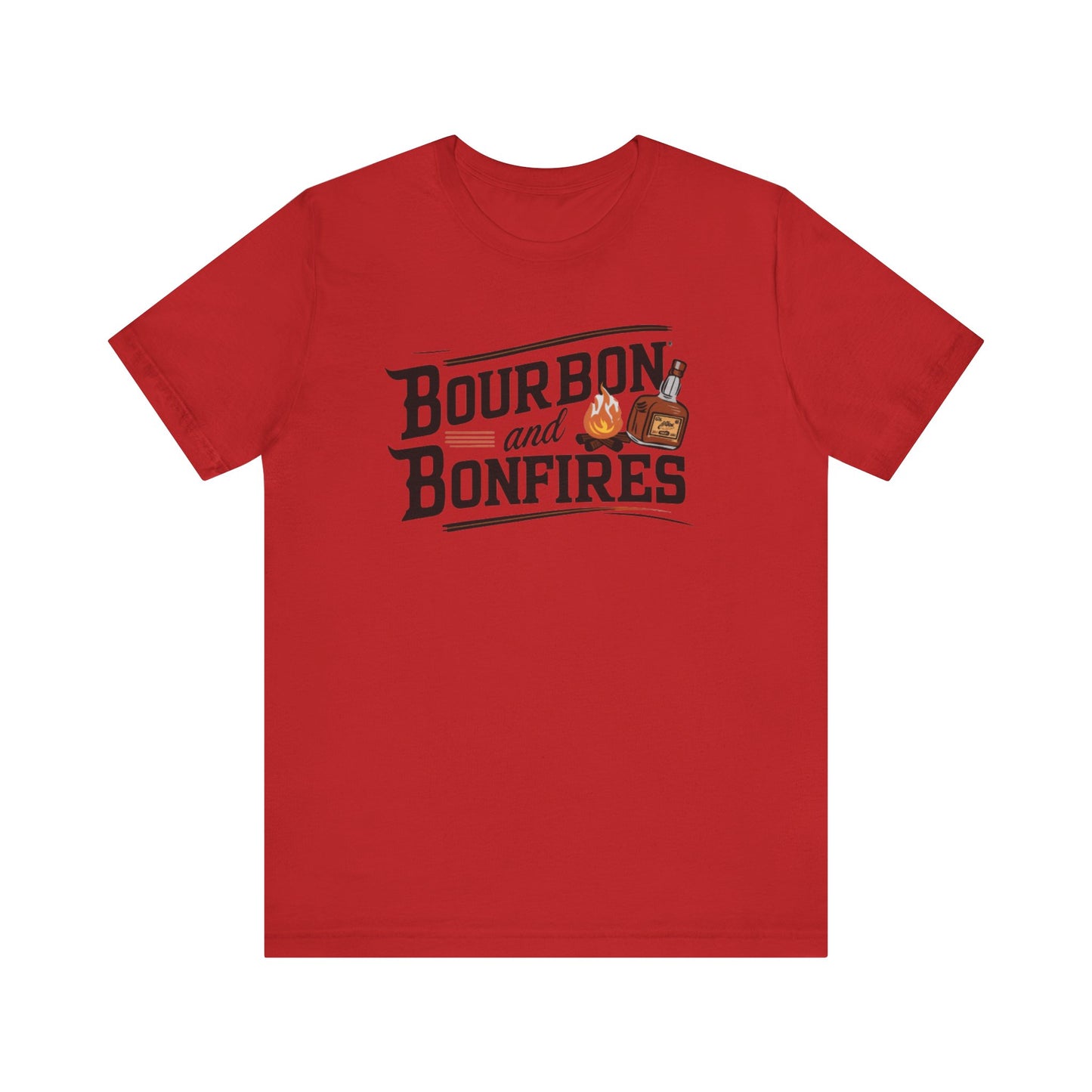 Bourbon And Bonfires T-Shirt