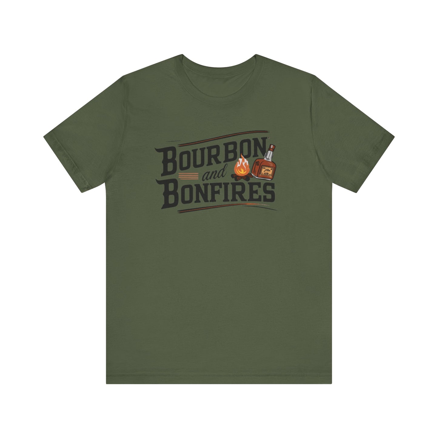 Bourbon And Bonfires T-Shirt