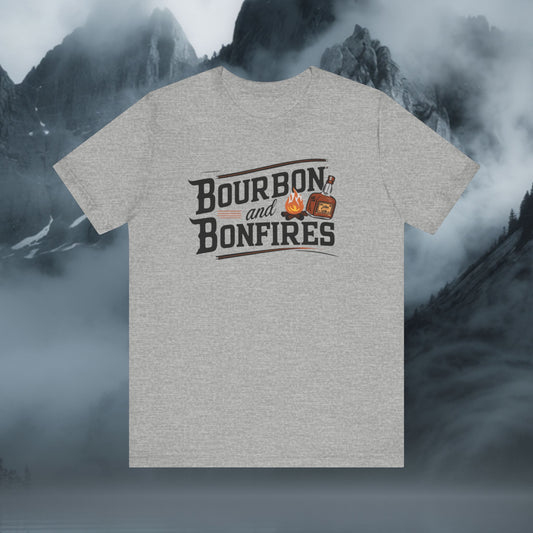 Bourbon And Bonfires T-Shirt