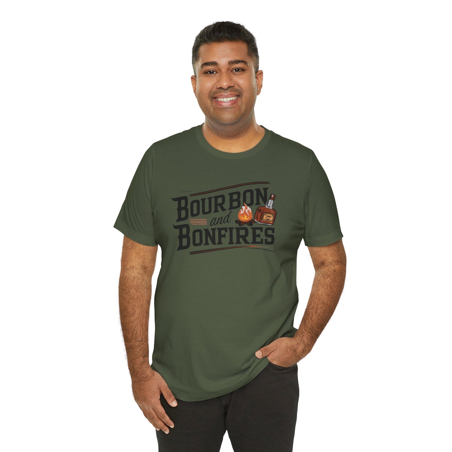 Bourbon And Bonfires T-Shirt