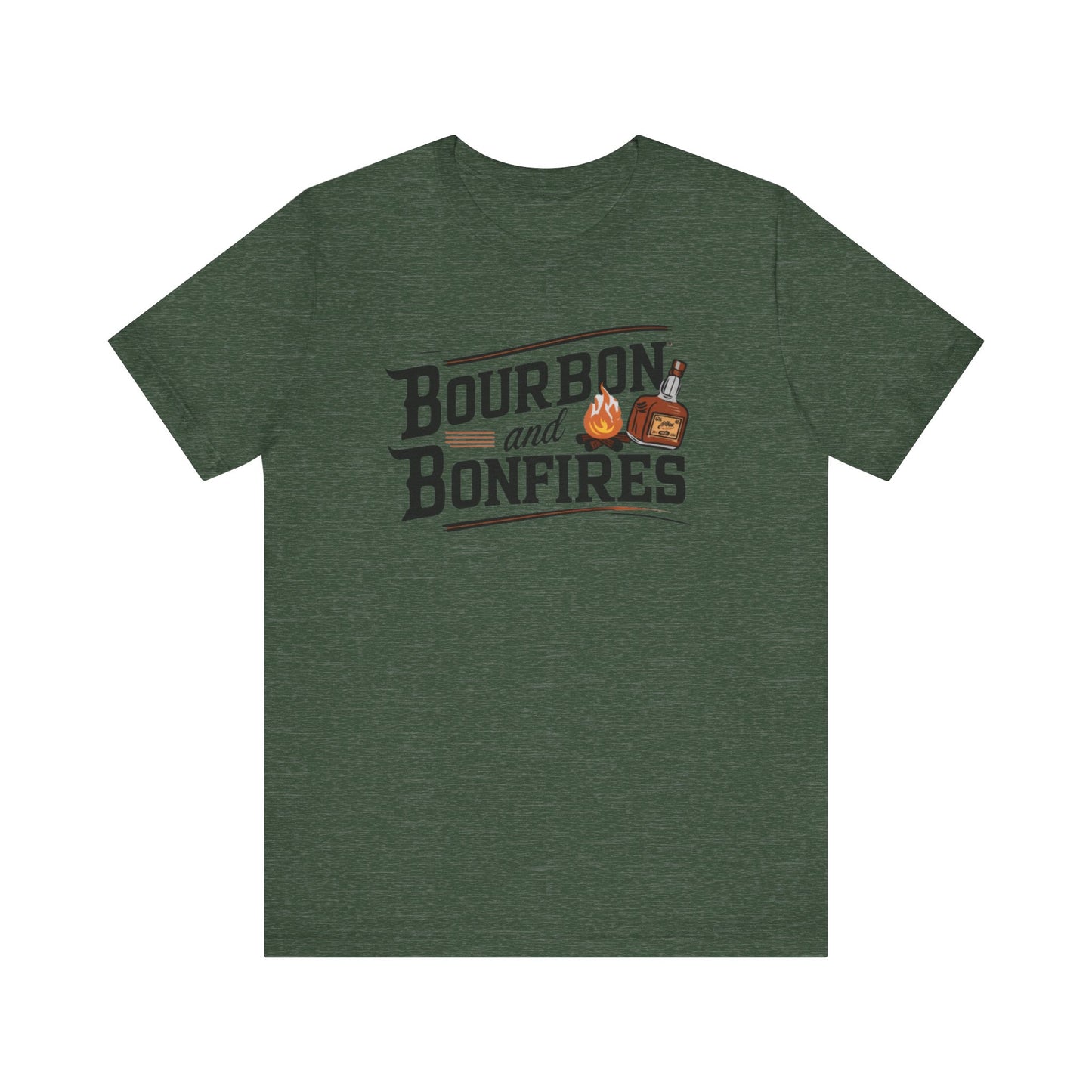 Bourbon And Bonfires T-Shirt