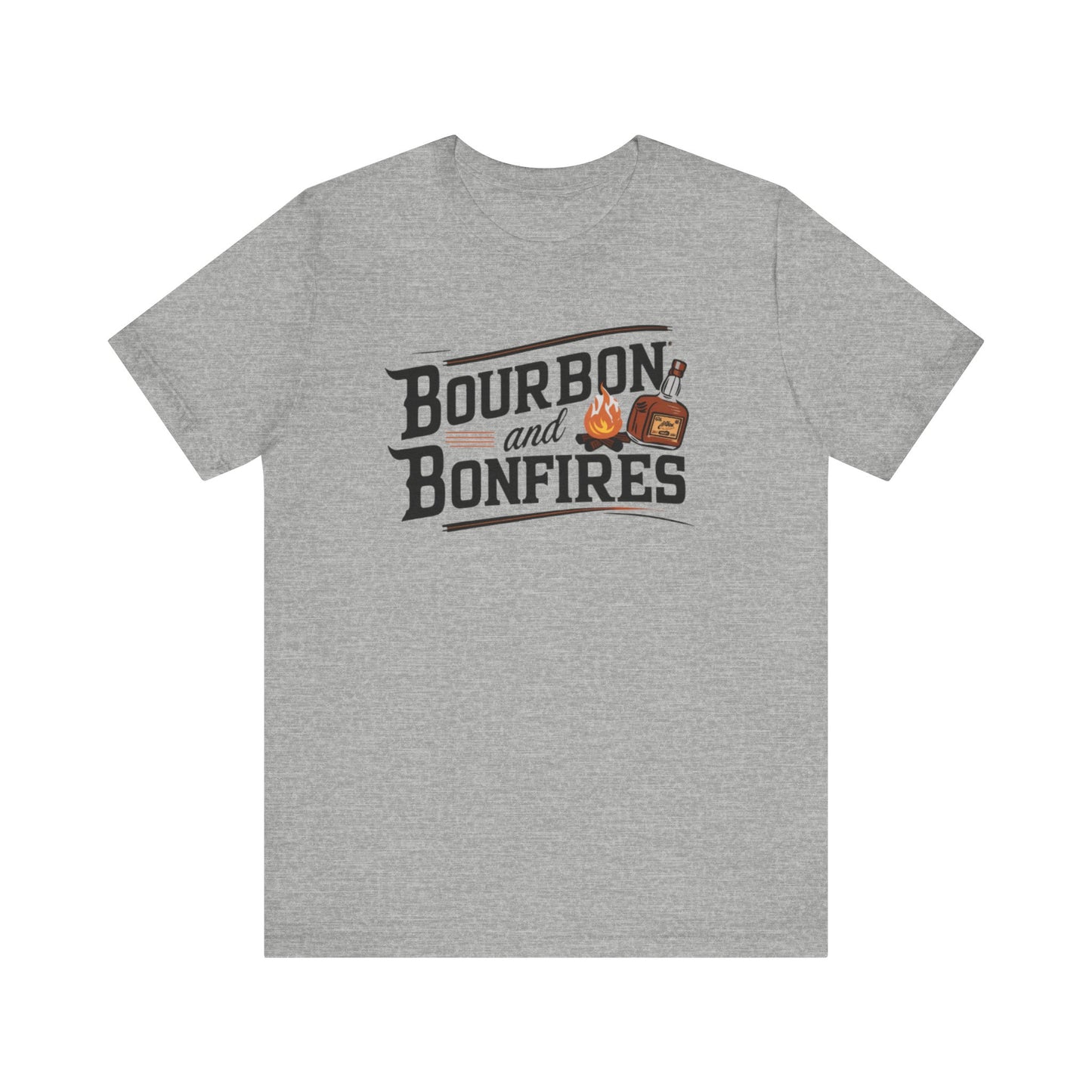 Bourbon And Bonfires T-Shirt