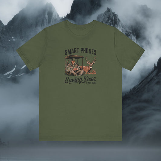 Smart phones, Saving Deer T-Shirt