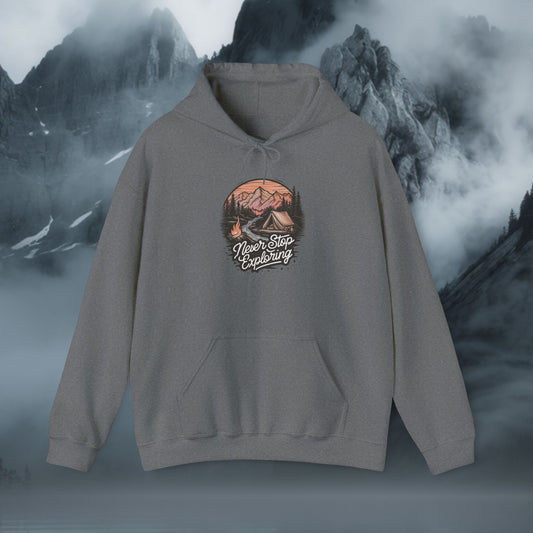 Never Stop Exploring Hoodie