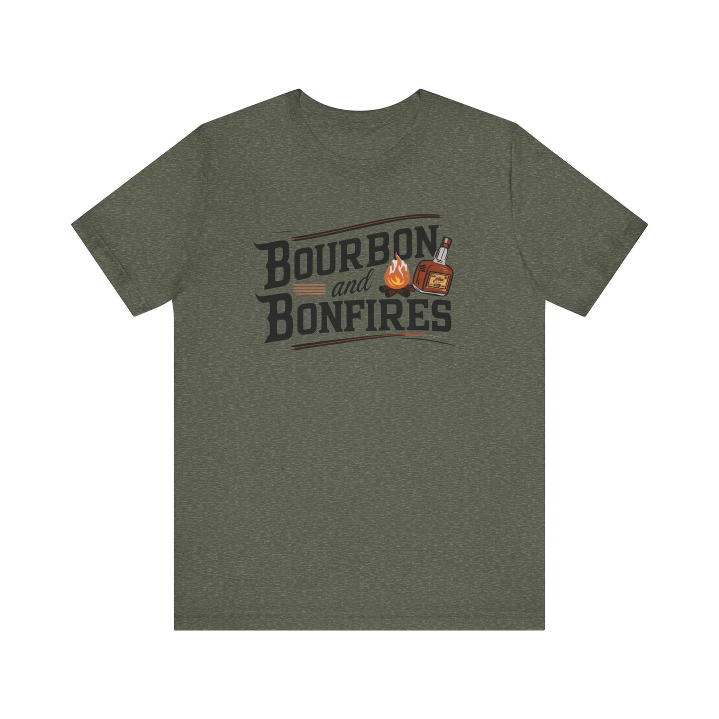 Bourbon And Bonfires T-Shirt